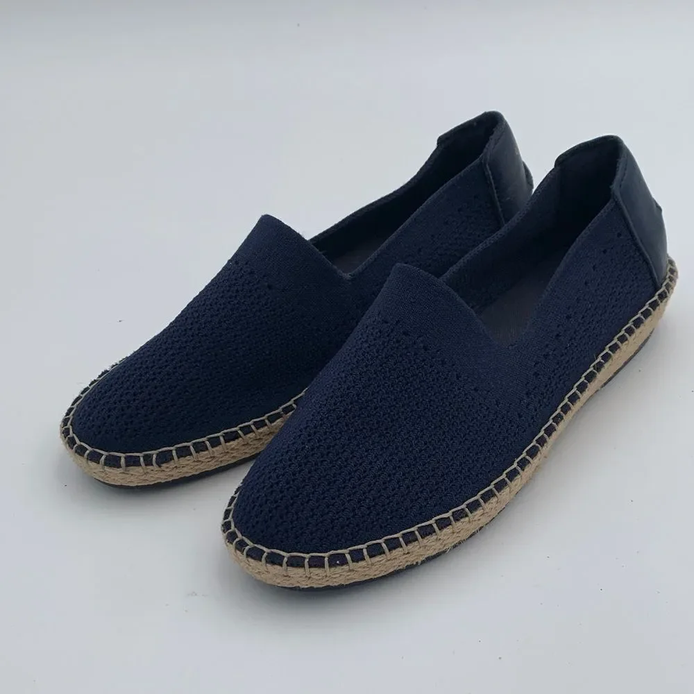 Cole Haan Navy Espadrille Slip-On Shoes size 8.5 nautical - Picture 4 of 11